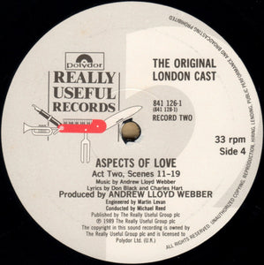 Andrew Lloyd Webber ‎– Aspects Of Love