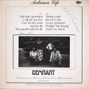 Remnant (7) ‎– Autumn Life