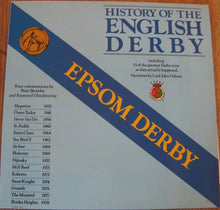 Load image into Gallery viewer, Lord John Oaksey - History Of The English Derby - Epsom Derby (LP, Mono)