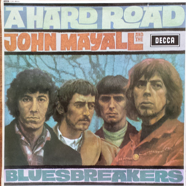 John Mayall And The Bluesbreakers* - A Hard Road (LP, Album, Mono, RP)