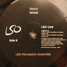 Load image into Gallery viewer, LSO PERCUSSION ENSEMBLE - STEVE REICH: SEXTET, CLAPPING MUSIC, MUSIC FOR ( 12&quot; RECORD )