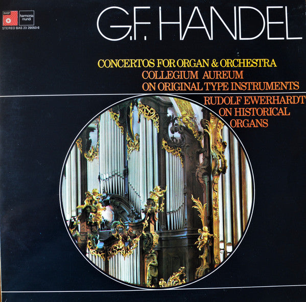 G.F. Handel* - Collegium Aureum, Rudolf Ewerhart - Concertos For Organ & Orchestra (Volume II) (2xLP)