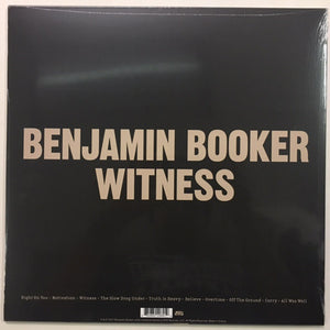 BENJAMIN BOOKER - WITNESS ( 12" RECORD )