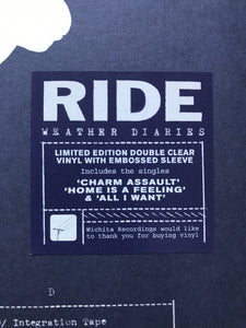 RIDE - WEATHER DIARIES ( 12" RECORD )