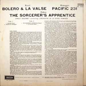 Ravel*, Honegger*, Dukas* - Ansermet*, L'Orchestre De La Suisse Romande - Bolero • La Valse / Pacific 231 / L'Apprentii Sorcier (LP, RP)