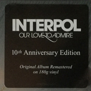 Interpol ‎– Our Love To Admire