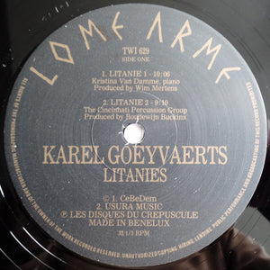 KAREL GOEYVAERTS - KAREL GOEYVAERTS ( 12" RECORD )