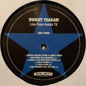 DWIGHT YOAKAM - LIVE FROM AUSTIN, TX ( 12" RECORD )