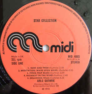 Arlo Guthrie ‎– Star-Collection
