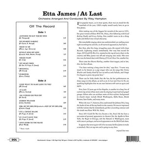 ETTA JAMES - AT LAST! ( 12" RECORD )