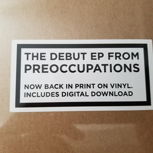 PREOCCUPATIONS - CASSETTE ( 12" RECORD )