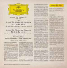 Load image into Gallery viewer, Beethoven* – Wilhelm Kempff · Berliner Philharmoniker · Ferdinand Leitner – Klavierkonzerte Nr. 2 - Nr. 4