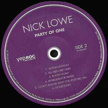 Load image into Gallery viewer, Nick Lowe - Party Of One (LP, Album, RE, RM + 10&quot;, EP)