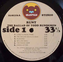 Load image into Gallery viewer, Runt ‎– The Ballad Of Todd Rundgren