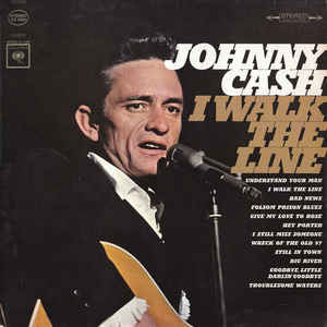 JOHNNY CASH - I WALK THE LINE ( 12" RECORD )