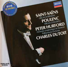 Load image into Gallery viewer, Saint-Saëns*, Francis Poulenc, Peter Hurford, Orchestre Symphonique De Montreal*, Philharmonia Orchestra, Charles Dutoit – Organ Symphony / Organ Concerto