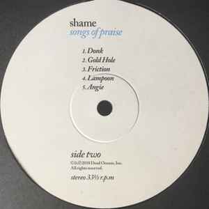 Shame  ‎– Songs Of Praise