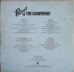 The Sandpipers ‎– Portrait Of The Sandpipers