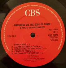 Load image into Gallery viewer, Bruce Springsteen - Darkness On The Edge Of Town (LP, Album, RE, Red)