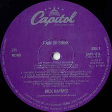 Load image into Gallery viewer, Dick Haymes - Rain Or Shine (LP, Mono, RE, Tex)