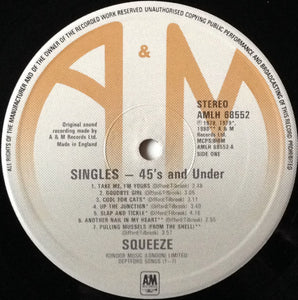 Squeeze (2) - Singles - 45's And Under (LP, Comp)