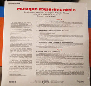 VARIOUS ARTISTS - MUSIQUE EXPERIMENTALE ( 12" RECORD )