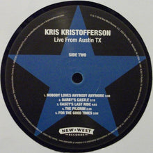 Load image into Gallery viewer, KRIS KRISTOFFERSON - LIVE FROM AUSTIN, TX ( 12&quot; RECORD )