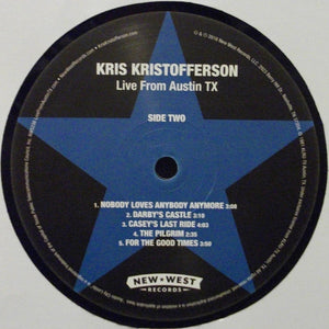 KRIS KRISTOFFERSON - LIVE FROM AUSTIN, TX ( 12" RECORD )