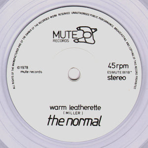 THE NORMAL - WARM LEATHERETTE /T.V.O.D ( 7" RECORD )