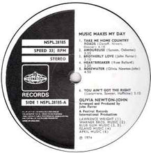 Load image into Gallery viewer, Olivia Newton-John - Music Makes My Day (LP, Album, Whi)