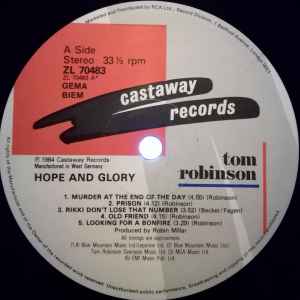 Tom Robinson – Hope And Glory