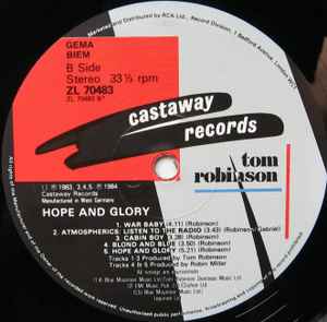 Tom Robinson – Hope And Glory