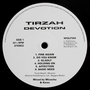 TIRZAH - DEVOTION ( 12" RECORD )