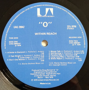 The O Band* – Within Reach