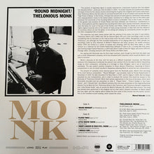 Load image into Gallery viewer, THELONIOUS MONK - ROUND MIDNIGHT ( 12&quot; RECORD )