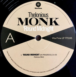 THELONIOUS MONK - ROUND MIDNIGHT ( 12" RECORD )