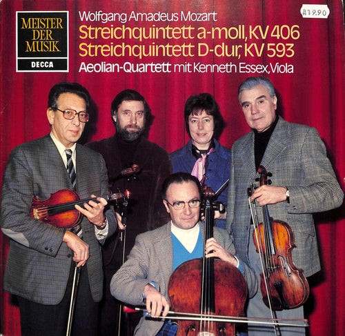 Mozart*, The Aeolian String Quartet* With Kenneth Essex (2) – String Quintet In D Major / String Quintet In C Minor
