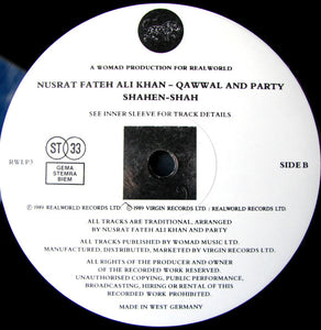 NUSRAT FATEH ALI KHAN - SHAHEN SHAH ( 12" RECORD )