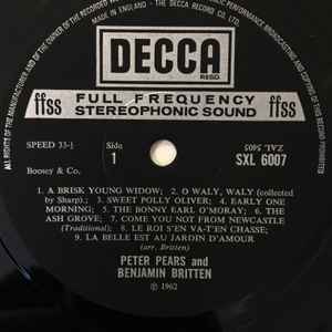 Peter Pears, Benjamin Britten – Folk Songs