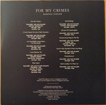 Load image into Gallery viewer, MARISSA NADLER - FOR MY CRIMES ( 12&quot; RECORD )