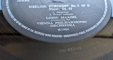Load image into Gallery viewer, Sibelius*, Maazel*, Vienna Philharmonic Orchestra* - Symphony No. 2 (LP, RP, ED3)