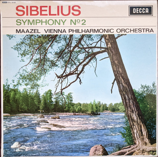 Sibelius*, Maazel*, Vienna Philharmonic Orchestra* - Symphony No. 2 (LP, RP, ED3)