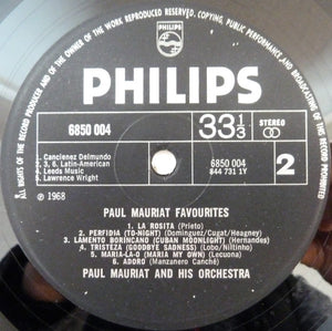 Paul Mauriat And His Orchestra – Paul Mauriat Favourites
