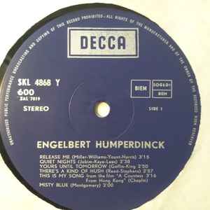 Engelbert Humperdinck – Twelve Great Songs Plus 