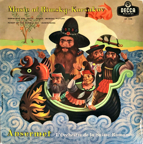 Rimsky-Korsakov*, Ansermet*, L'Orchestre De La Suisse Romande - Music Of Rimsky-Korsakov (LP, Mono)