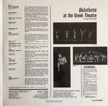 Load image into Gallery viewer, Harry Belafonte ‎– Belafonte At The Greek Theatre