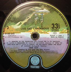 Thin Lizzy - Live And Dangerous (2xLP, Album)