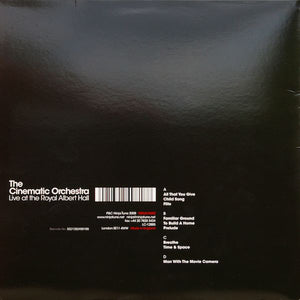 THE CINEMATIC ORCHESTRA - LIVE AT THE ROYAL ALBERT HALL ( 12" RECORD )