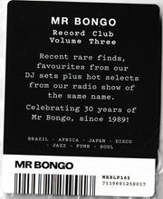 Load image into Gallery viewer, Various – Mr Bongo Record Club Volume Three
