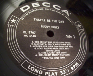 Buddy Holly ‎– That'll Be The Day